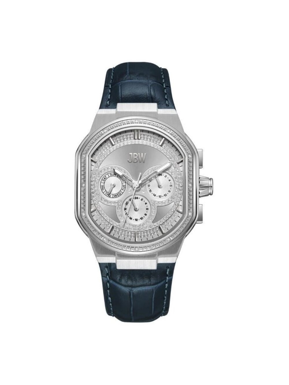 NWT JBW Orion Collection Quartz Silver Dial Men's Watch